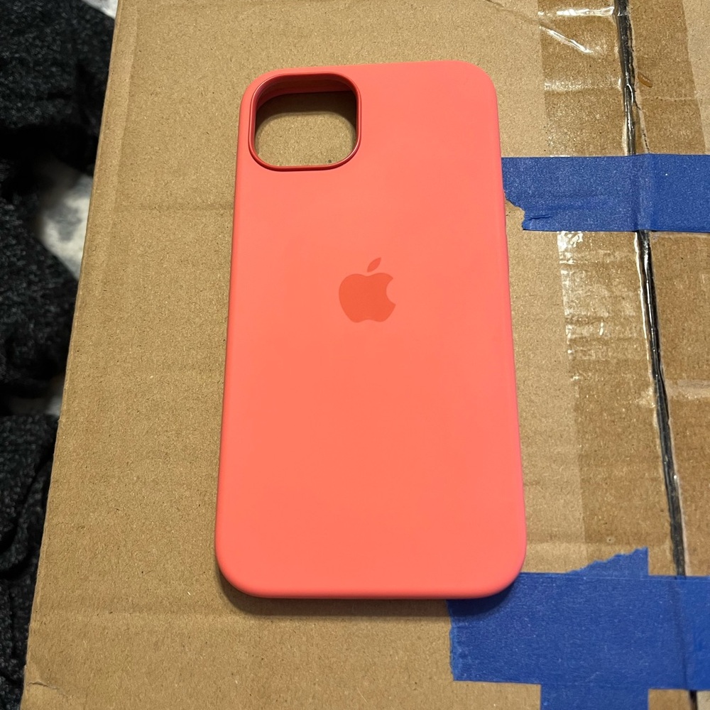 Coral apple phone case (iPhone 13)- make offers
